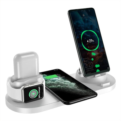 6-in-1 Wireless Fast Charger Dock for Apple