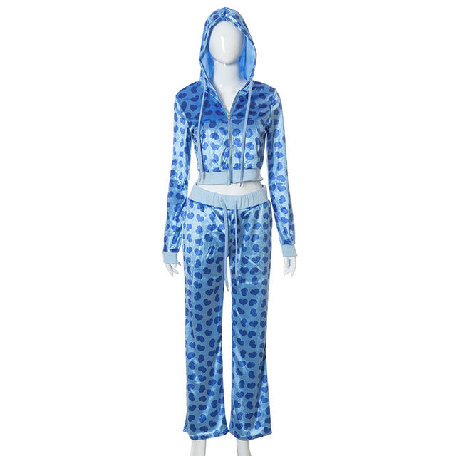 Heart Tracksuit Set